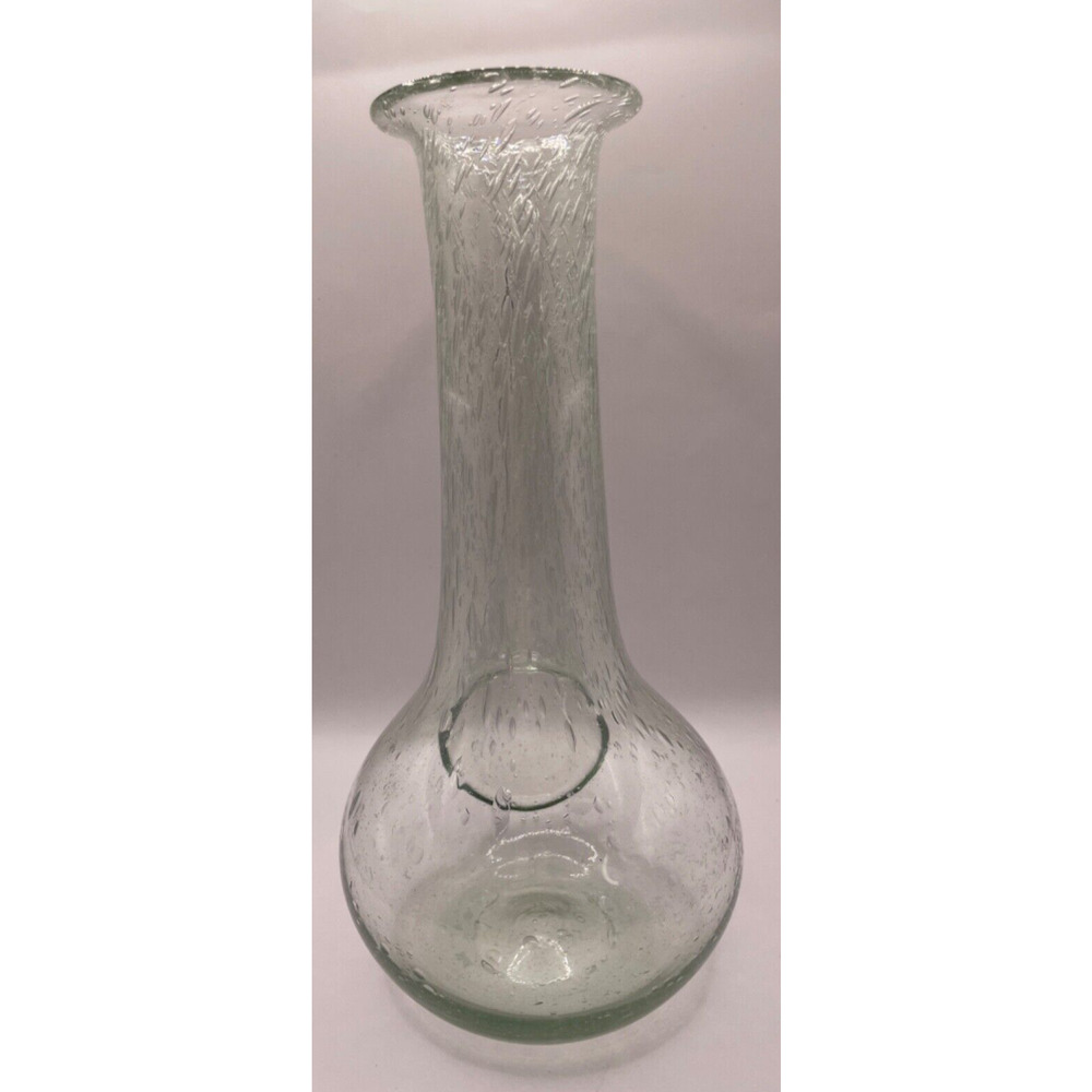 Handblown La Verrerie de Biot Arlequin France Bubbles Art Glass Signed - Picture 4 of 8